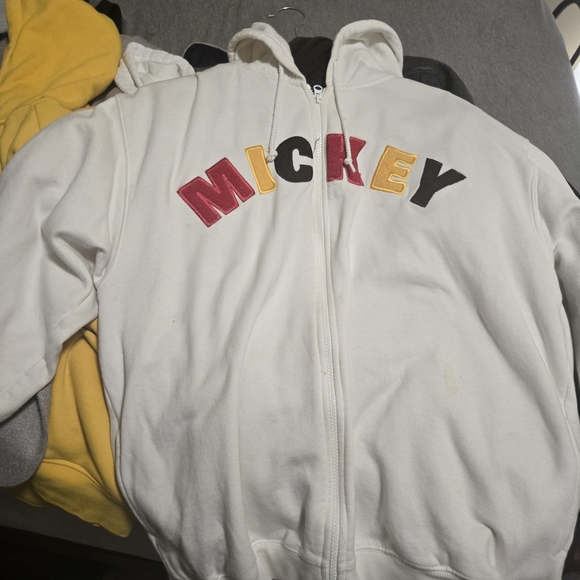 Disney Cream Hoodie with Classic Mickey Graphic - Picture 2 of 2